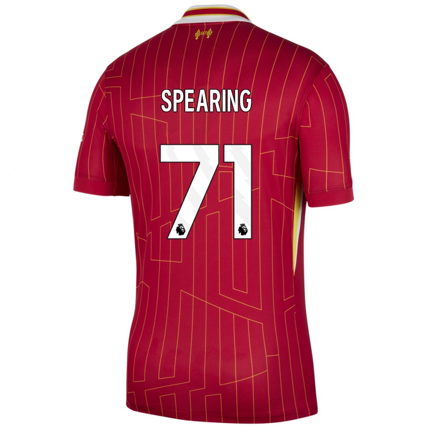 Kinder Jay Spearing #71 Rot Gelb Weiß Heimtrikot Trikot 2024/25 T-Shirt Österreich