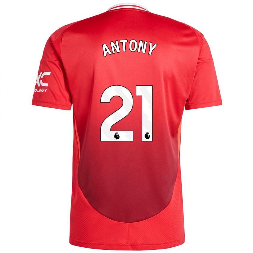 Kinder Antony #21 Hellrot Heimtrikot Trikot 2024/25 T-Shirt Österreich