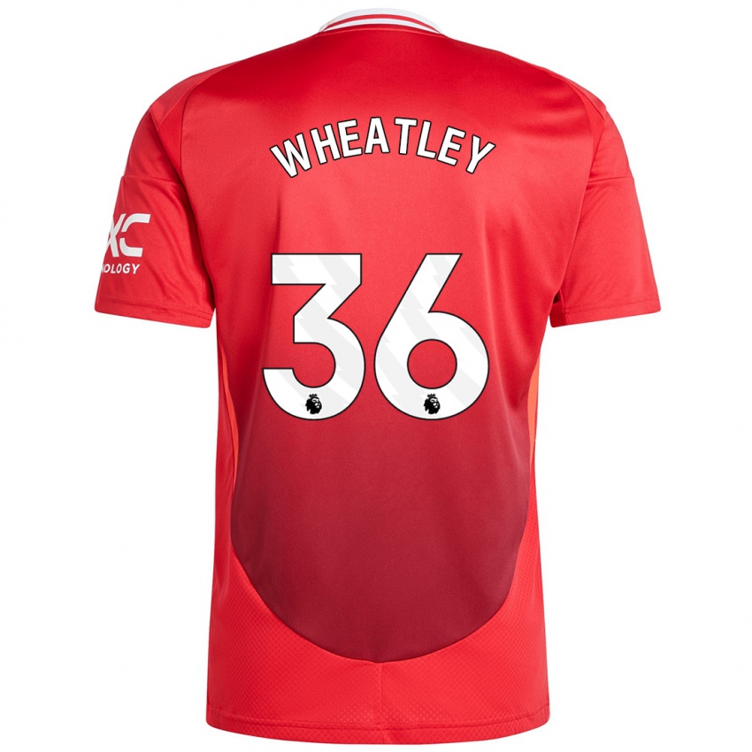 Kinder Ethan Wheatley #36 Hellrot Heimtrikot Trikot 2024/25 T-Shirt Österreich