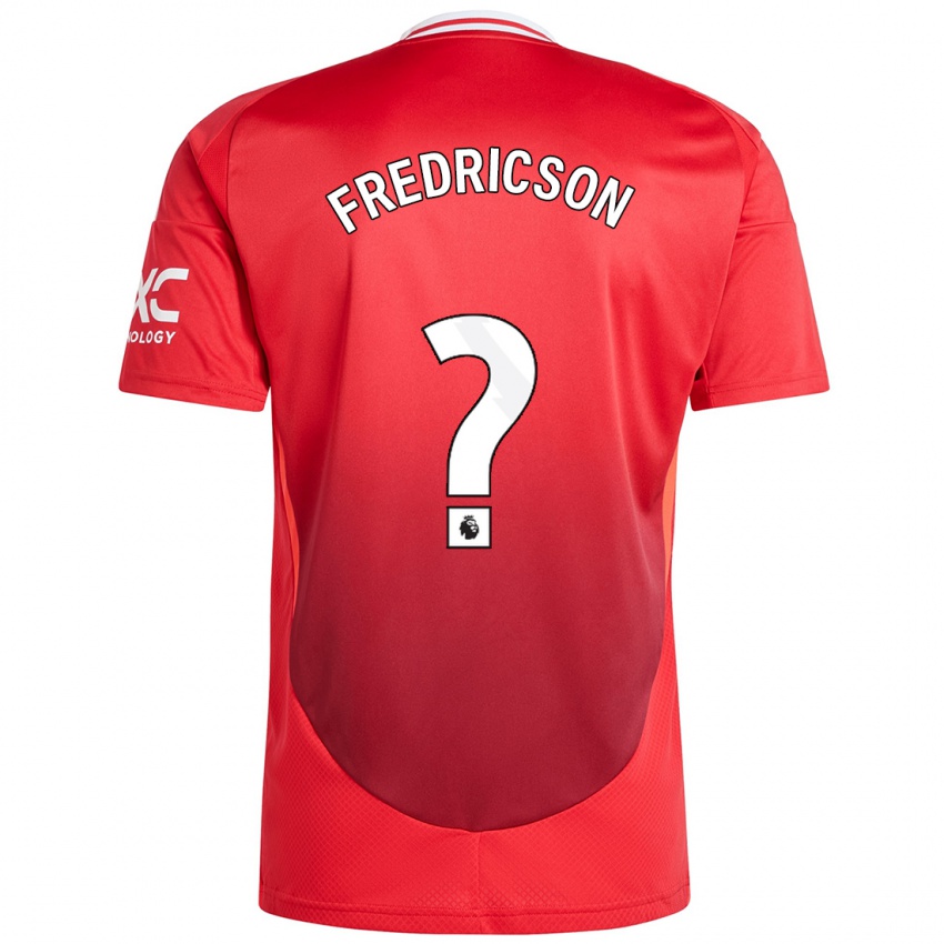 Kinder Tyler Fredricson #0 Hellrot Heimtrikot Trikot 2024/25 T-Shirt Österreich