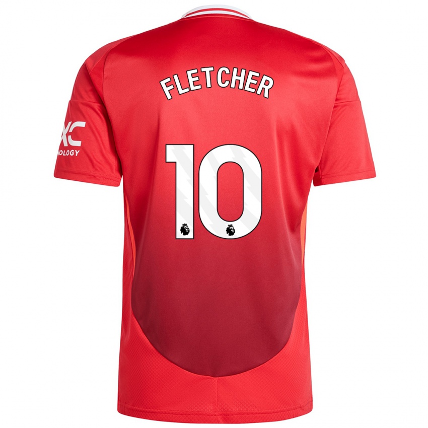 Kinder Jack Fletcher #10 Hellrot Heimtrikot Trikot 2024/25 T-Shirt Österreich