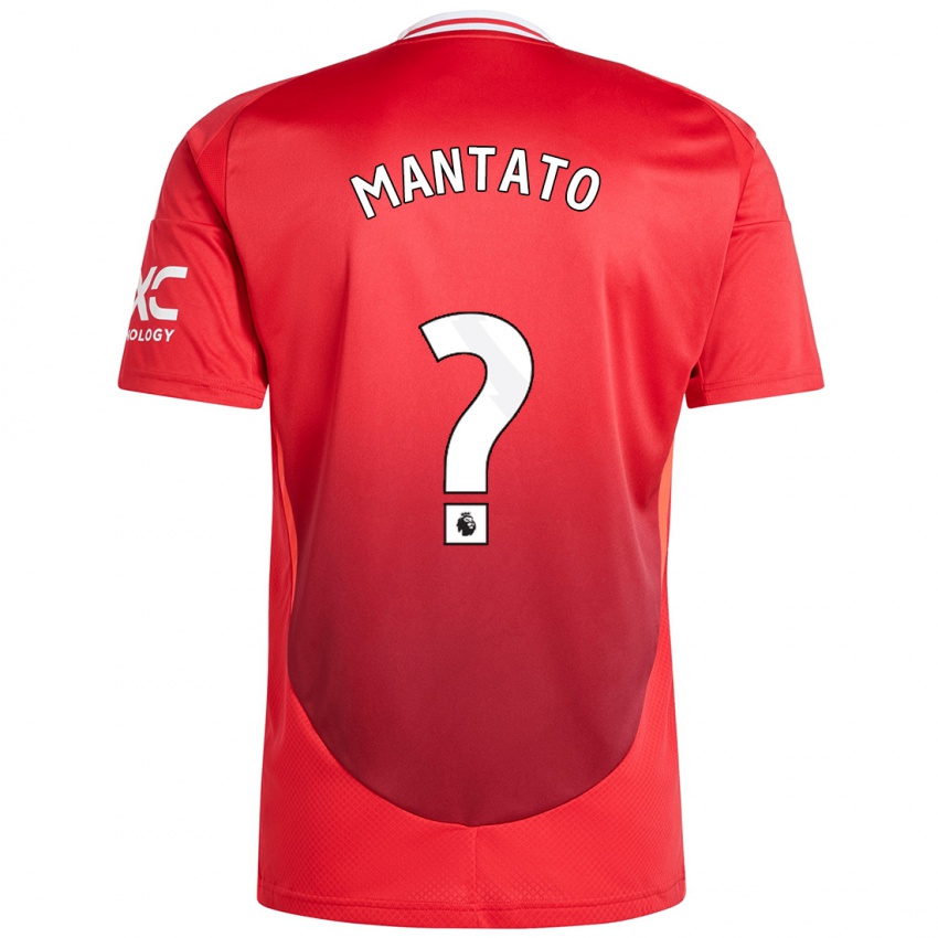 Kinder Bendito Mantato #0 Hellrot Heimtrikot Trikot 2024/25 T-Shirt Österreich