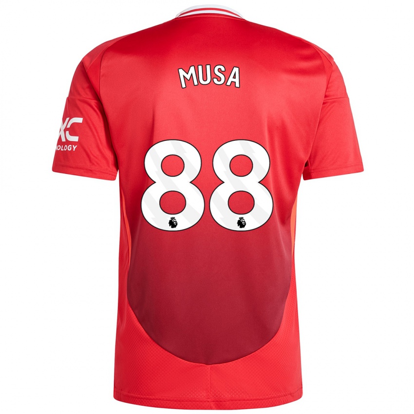 Kinder Victor Musa #88 Hellrot Heimtrikot Trikot 2024/25 T-Shirt Österreich