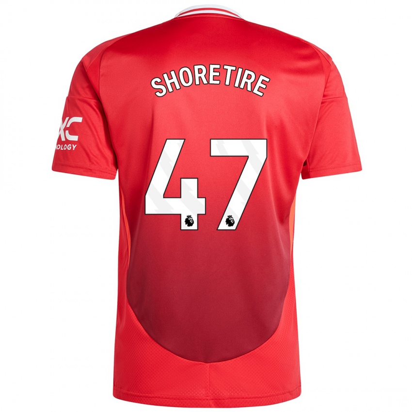 Kinder Shola Shoretire #47 Hellrot Heimtrikot Trikot 2024/25 T-Shirt Österreich