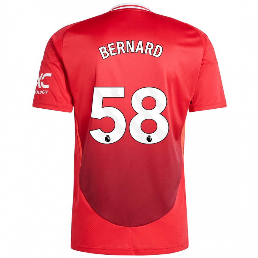 Kinder Bernard #58 Hellrot Heimtrikot Trikot 2024/25 T-Shirt Österreich