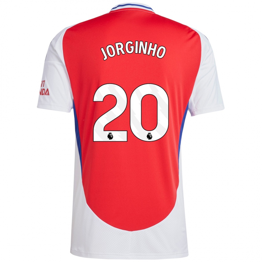 Kinder Jorginho #20 Rot Weiß Heimtrikot Trikot 2024/25 T-Shirt Österreich