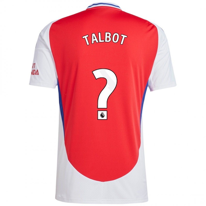 Kinder Jack Talbot #0 Rot Weiß Heimtrikot Trikot 2024/25 T-Shirt Österreich