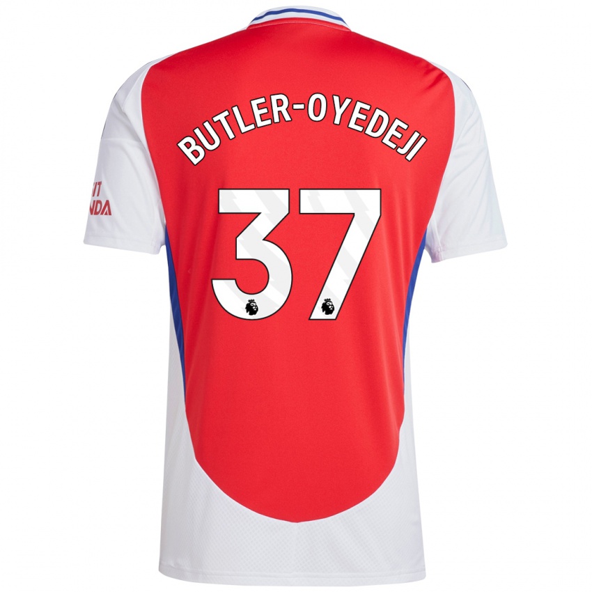 Kinder Nathan Butler-Oyedeji #37 Rot Weiß Heimtrikot Trikot 2024/25 T-Shirt Österreich