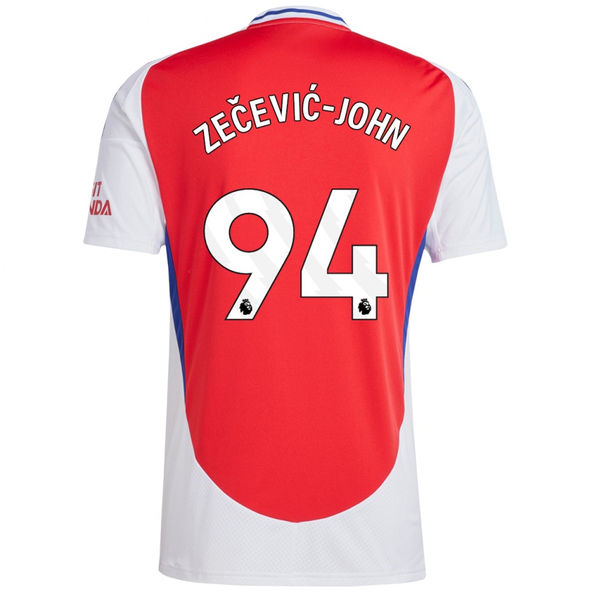 Kinder Louis Zečević-John #94 Rot Weiß Heimtrikot Trikot 2024/25 T-Shirt Österreich