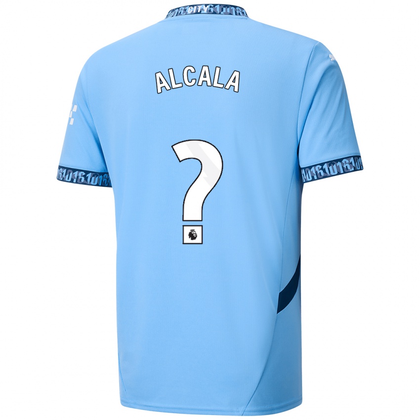 Kinder Álex Alcalá #0 Marineblau Heimtrikot Trikot 2024/25 T-Shirt Österreich