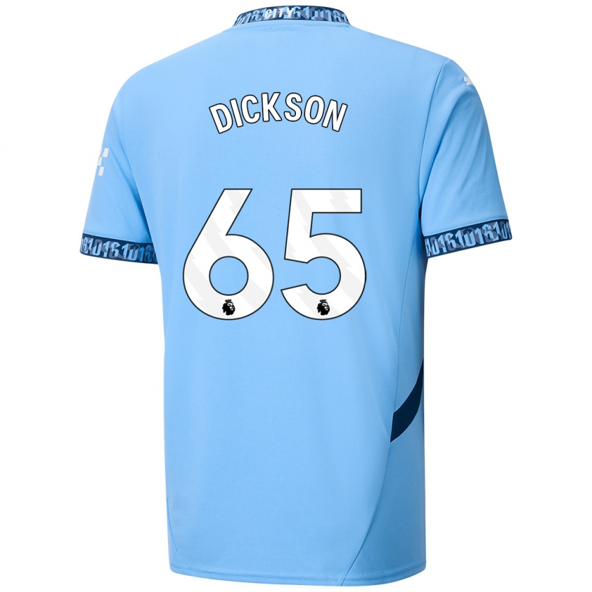 Kinder Will Dickson #65 Marineblau Heimtrikot Trikot 2024/25 T-Shirt Österreich