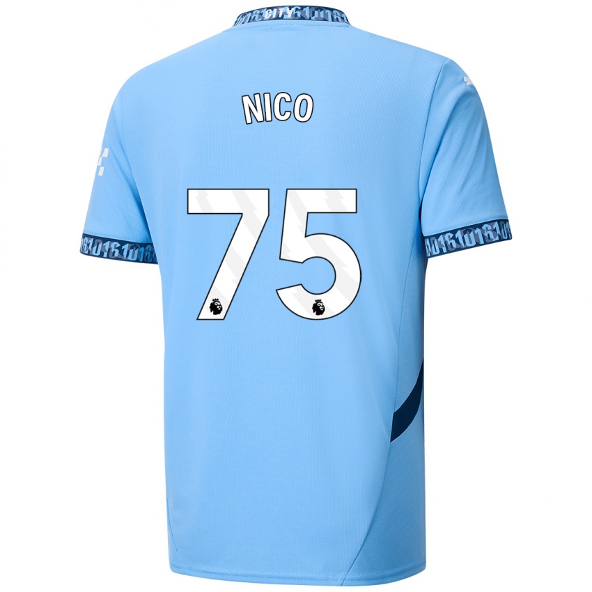 Kinder Nico O'reilly #75 Marineblau Heimtrikot Trikot 2024/25 T-Shirt Österreich