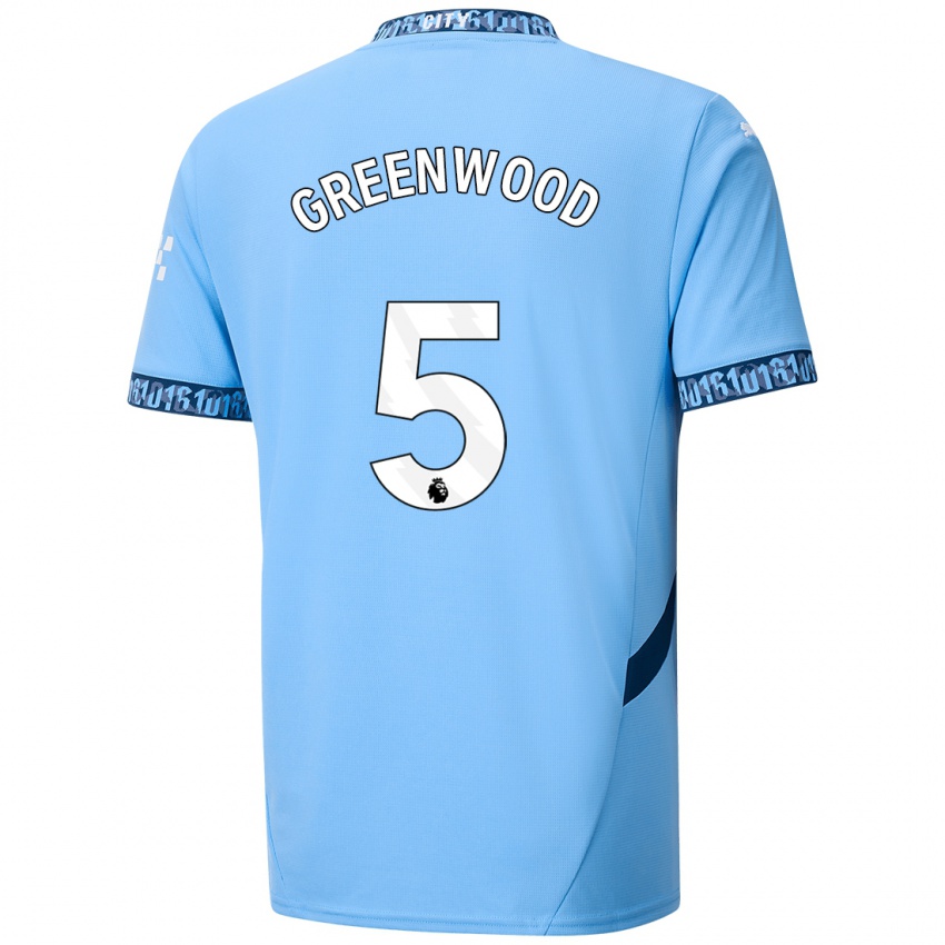 Kinder Alex Greenwood #5 Marineblau Heimtrikot Trikot 2024/25 T-Shirt Österreich