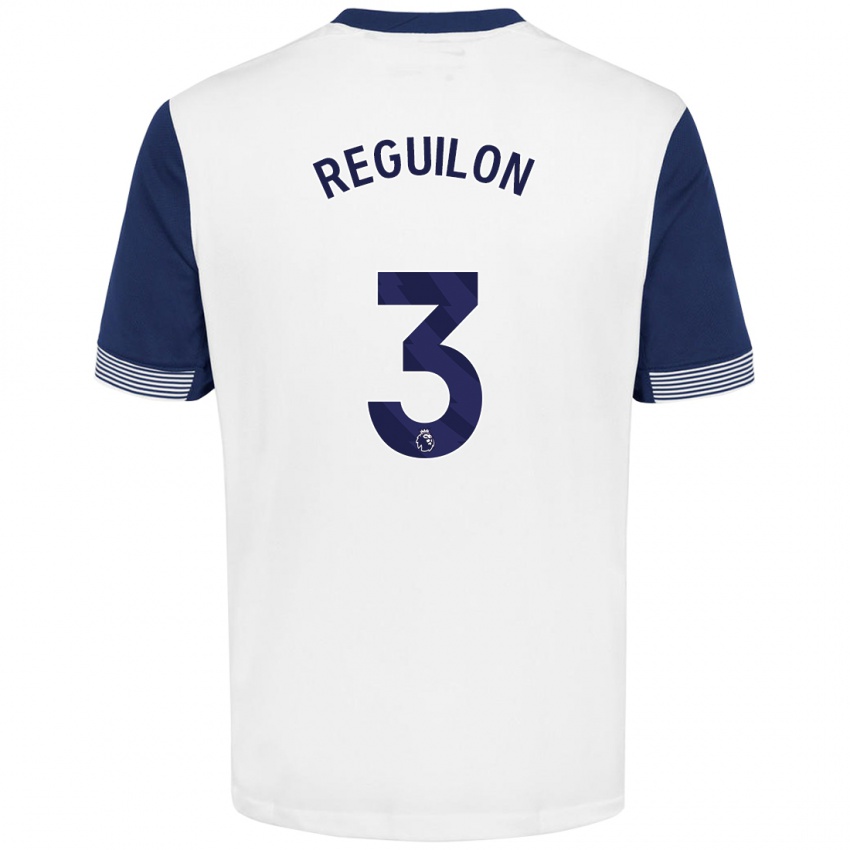 Kinder Sergio Reguilon #3 Weiß Blau Heimtrikot Trikot 2024/25 T-Shirt Österreich