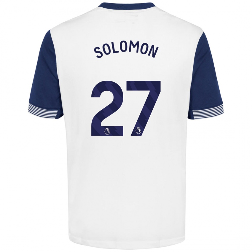 Kinder Manor Solomon #27 Weiß Blau Heimtrikot Trikot 2024/25 T-Shirt Österreich