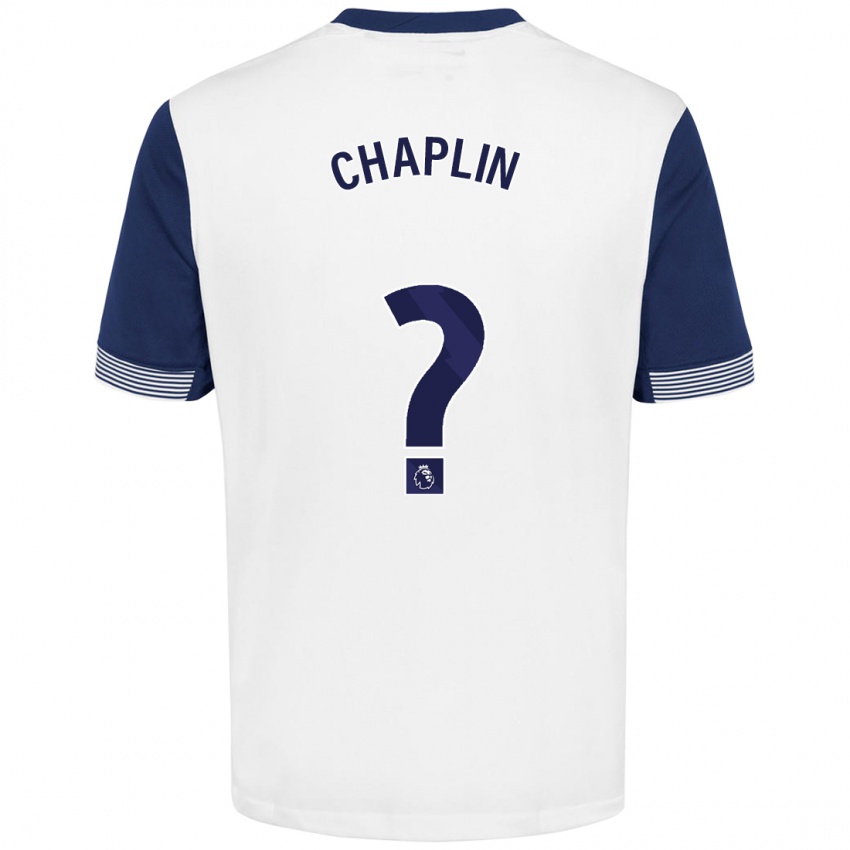 Kinder Archie Chaplin #0 Weiß Blau Heimtrikot Trikot 2024/25 T-Shirt Österreich