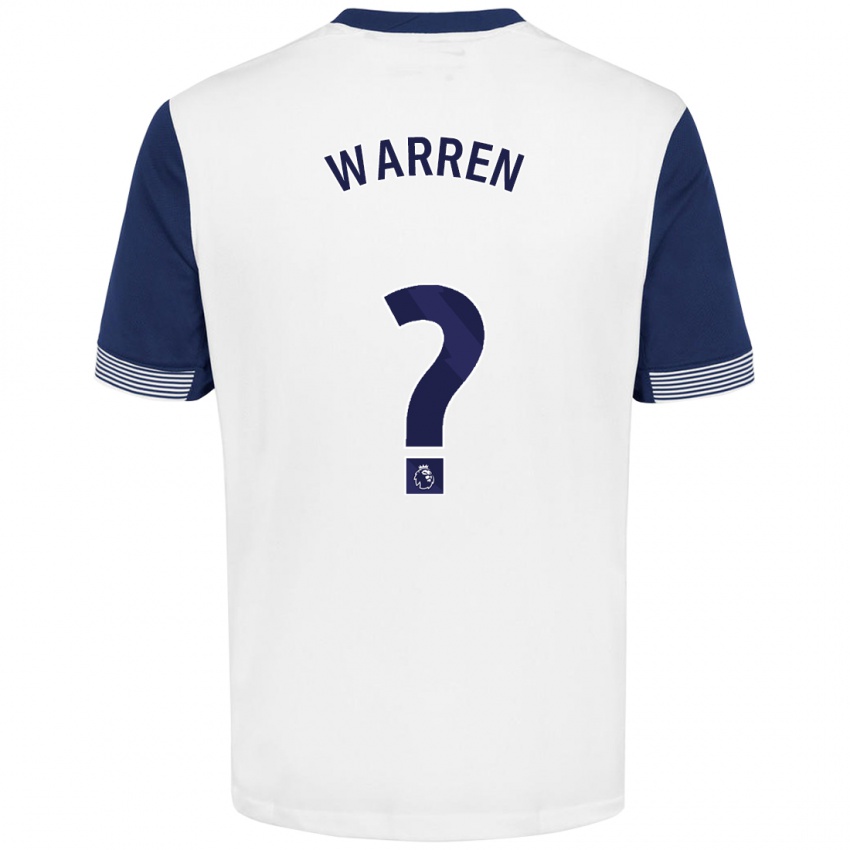 Kinder Charlie Warren #0 Weiß Blau Heimtrikot Trikot 2024/25 T-Shirt Österreich