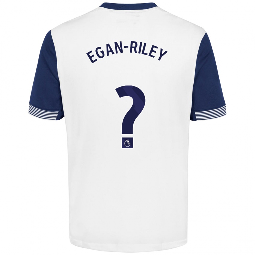 Kinder Roman Egan-Riley #0 Weiß Blau Heimtrikot Trikot 2024/25 T-Shirt Österreich