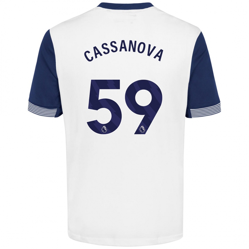 Kinder Dante Cassanova #59 Weiß Blau Heimtrikot Trikot 2024/25 T-Shirt Österreich