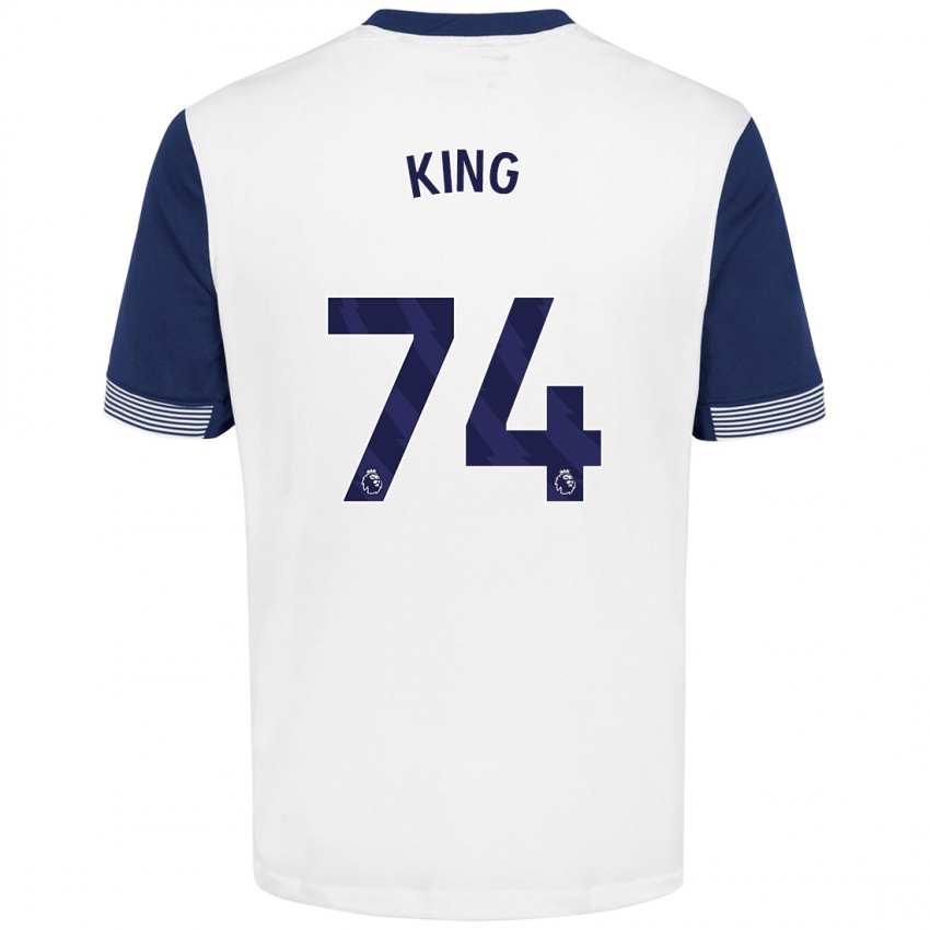 Kinder Maeson King #74 Weiß Blau Heimtrikot Trikot 2024/25 T-Shirt Österreich