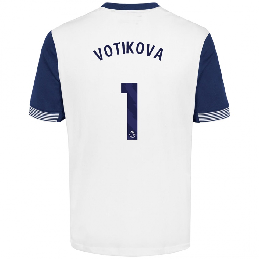 Kinder Barbora Votíková #1 Weiß Blau Heimtrikot Trikot 2024/25 T-Shirt Österreich