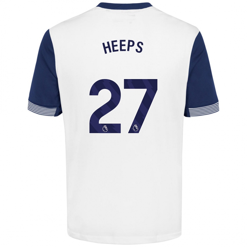 Kinder Eleanor Heeps #27 Weiß Blau Heimtrikot Trikot 2024/25 T-Shirt Österreich