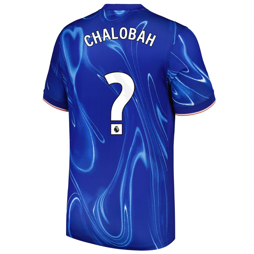 Kinder Trevoh Chalobah #0 Blau Weiß Heimtrikot Trikot 2024/25 T-Shirt Österreich