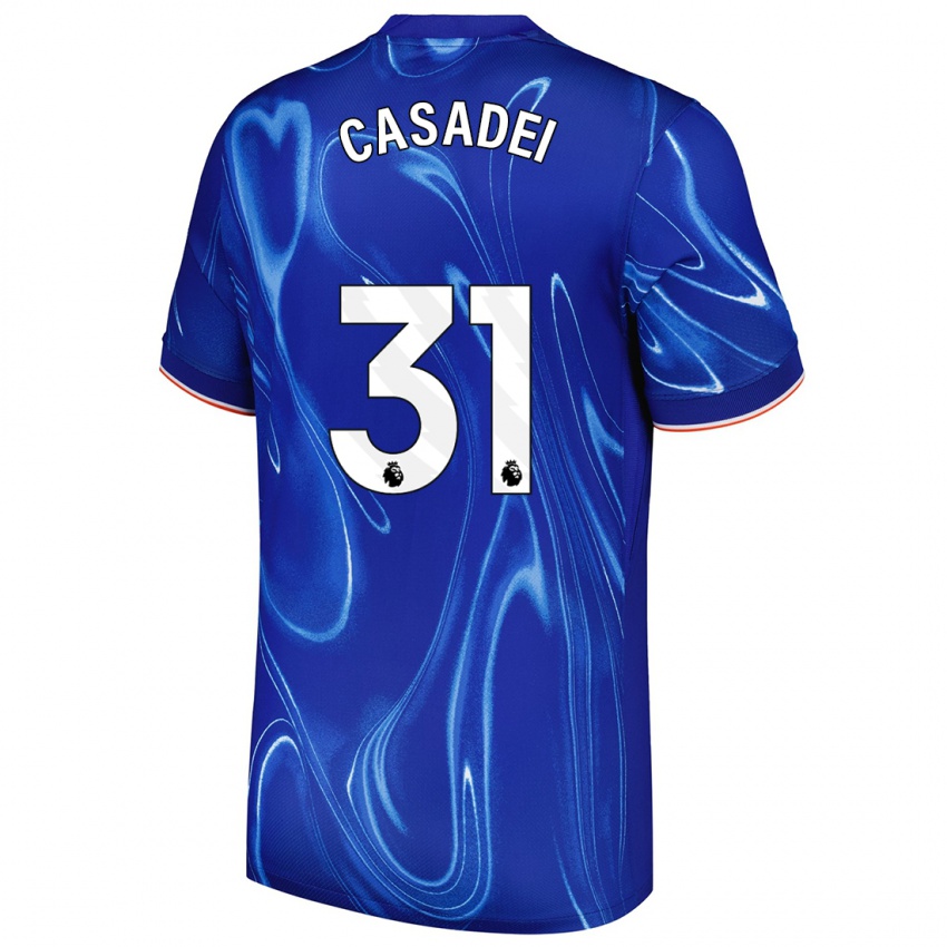 Kinder Cesare Casadei #31 Blau Weiß Heimtrikot Trikot 2024/25 T-Shirt Österreich