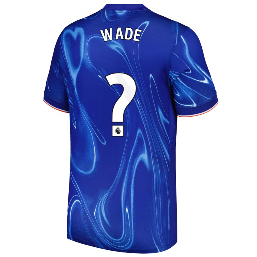 Kinder Shaun Wade #0 Blau Weiß Heimtrikot Trikot 2024/25 T-Shirt Österreich