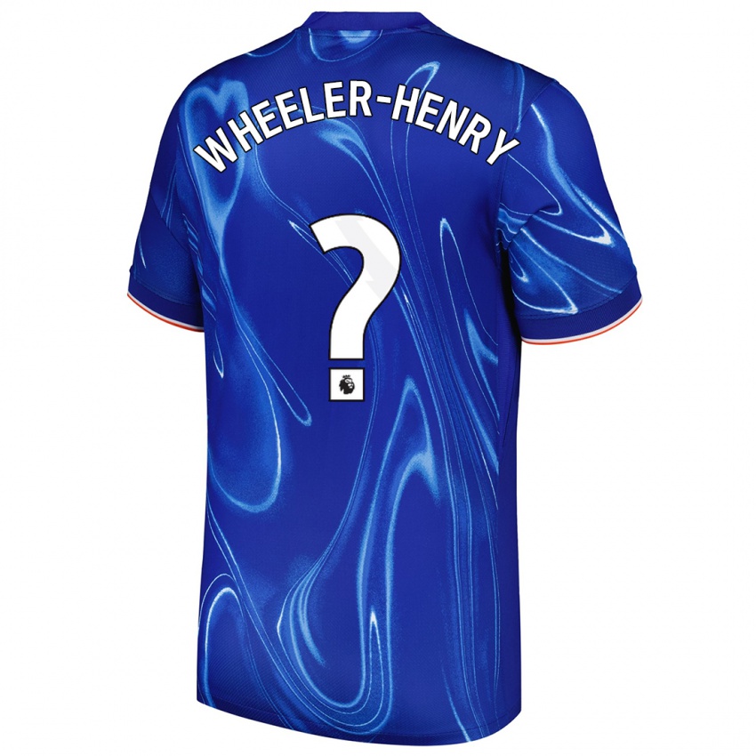 Kinder Joseph Wheeler-Henry #0 Blau Weiß Heimtrikot Trikot 2024/25 T-Shirt Österreich