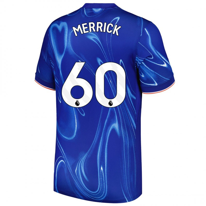 Kinder Max Merrick #60 Blau Weiß Heimtrikot Trikot 2024/25 T-Shirt Österreich