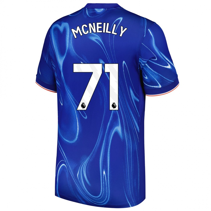 Kinder Donnell Mcneilly #71 Blau Weiß Heimtrikot Trikot 2024/25 T-Shirt Österreich