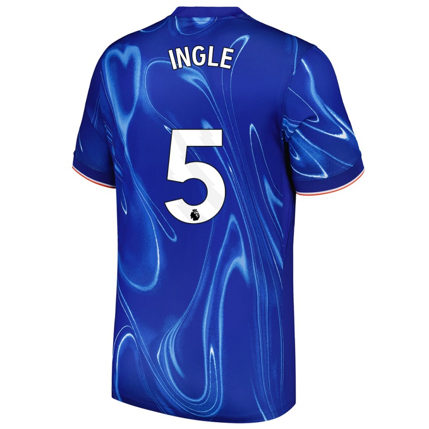 Kinder Sophie Ingle #5 Blau Weiß Heimtrikot Trikot 2024/25 T-Shirt Österreich