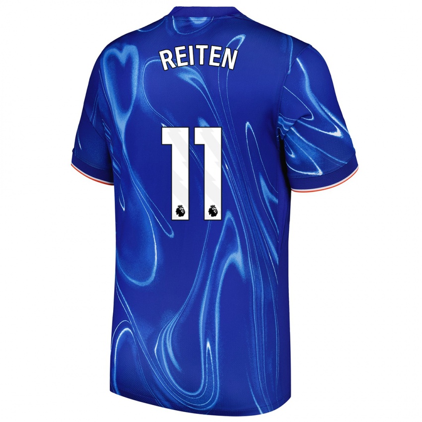 Kinder Guro Reiten #11 Blau Weiß Heimtrikot Trikot 2024/25 T-Shirt Österreich