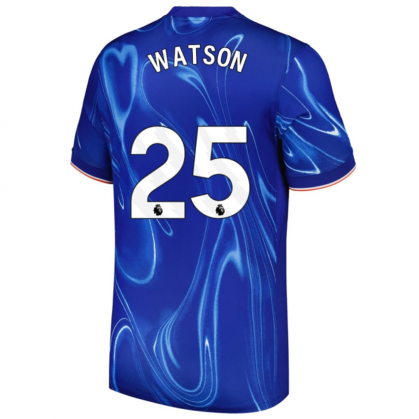 Kinder Lucy Watson #25 Blau Weiß Heimtrikot Trikot 2024/25 T-Shirt Österreich