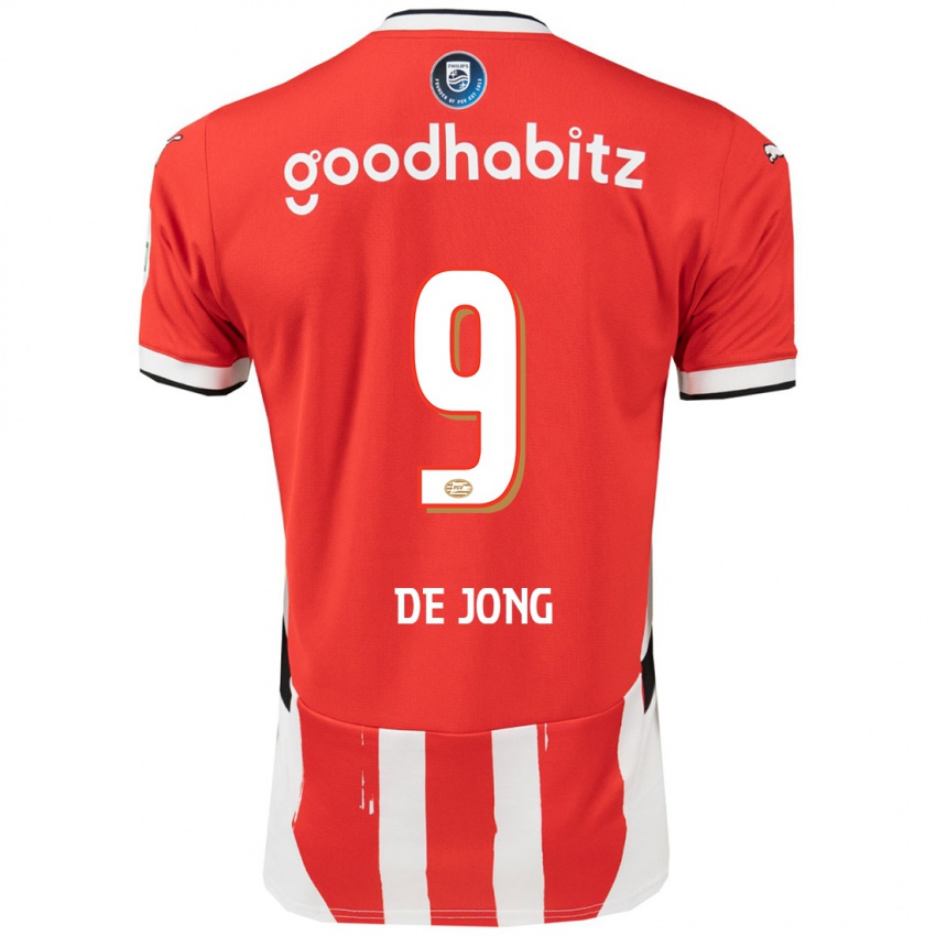 Kinder Luuk De Jong #9 Rot Weiß Heimtrikot Trikot 2024/25 T-Shirt Österreich