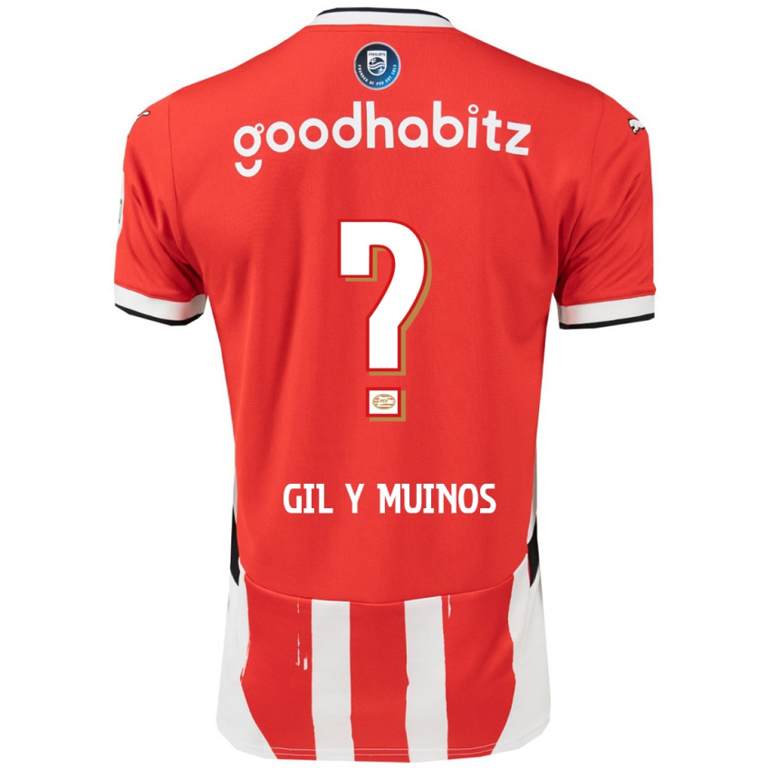 Kinder Yael Gil Y Muinos #0 Rot Weiß Heimtrikot Trikot 2024/25 T-Shirt Österreich