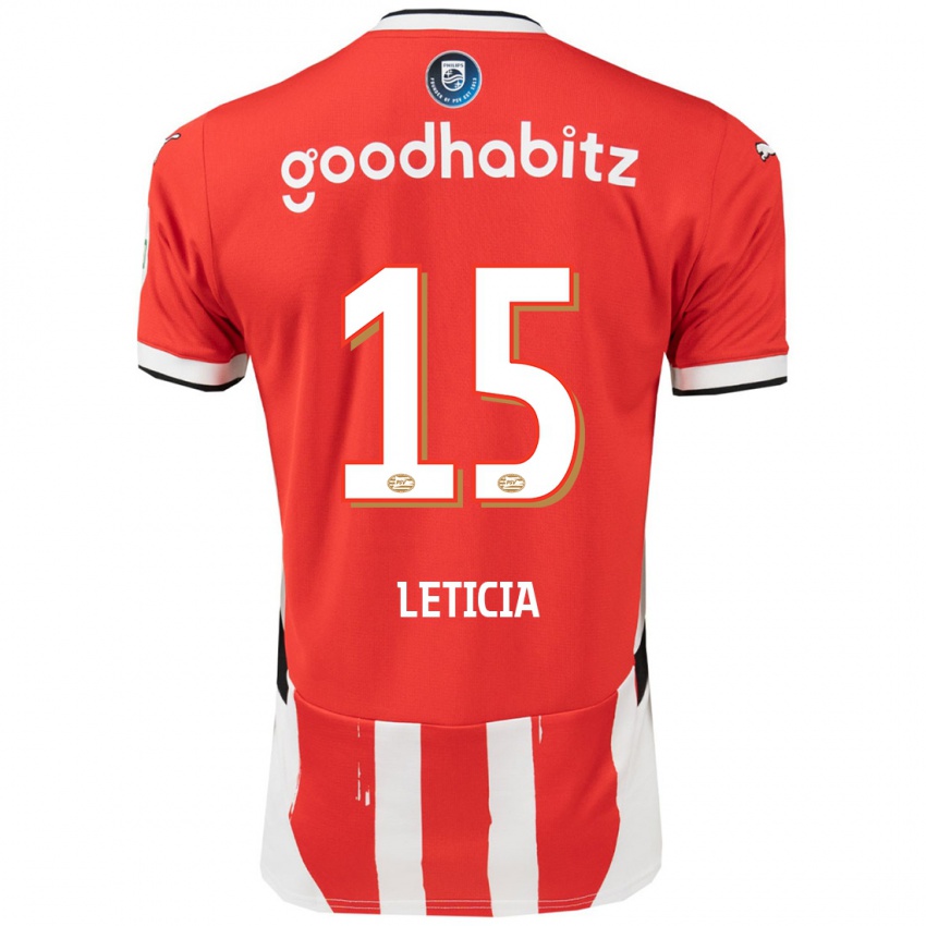 Kinder Brazil Bra Leticia #15 Rot Weiß Heimtrikot Trikot 2024/25 T-Shirt Österreich