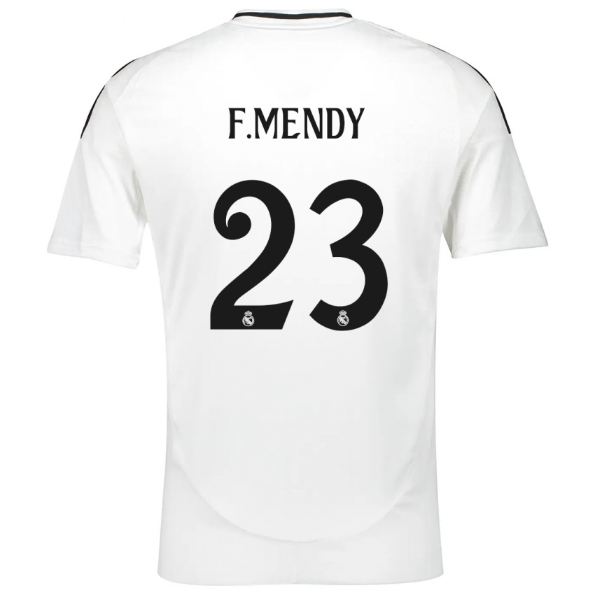 Kinder Ferland Mendy #23 Weiß Heimtrikot Trikot 2024/25 T-Shirt Österreich