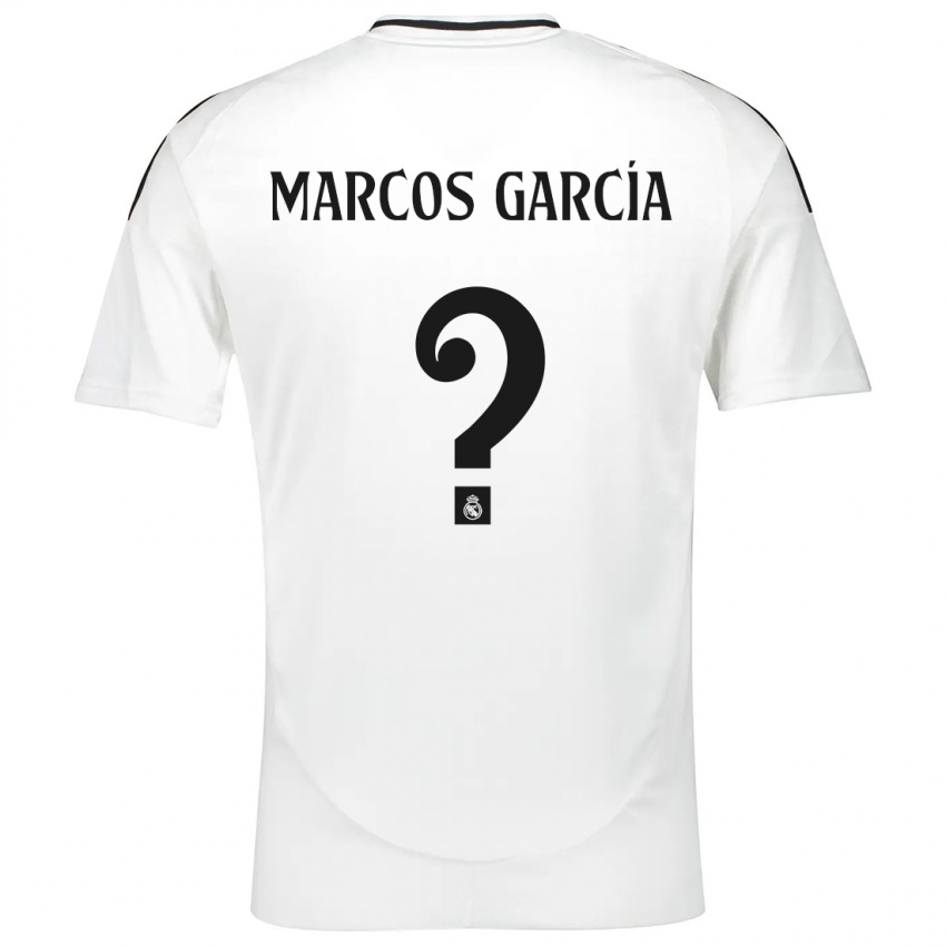 Kinder Marcos García #0 Weiß Heimtrikot Trikot 2024/25 T-Shirt Österreich