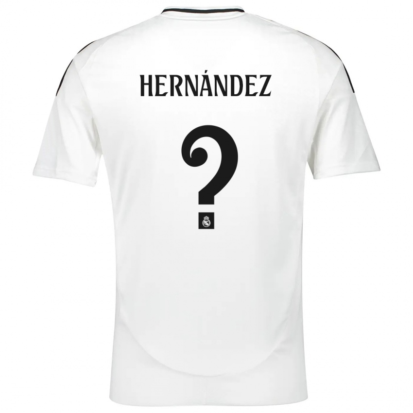 Kinder Enaitz Hernández #0 Weiß Heimtrikot Trikot 2024/25 T-Shirt Österreich