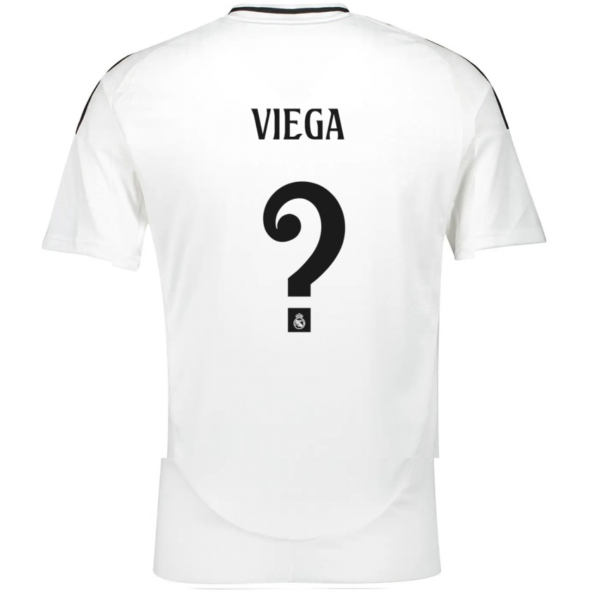 Kinder Marcos Viega #0 Weiß Heimtrikot Trikot 2024/25 T-Shirt Österreich