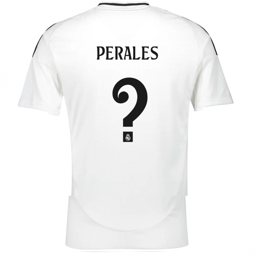 Kinder Miguel Perales #0 Weiß Heimtrikot Trikot 2024/25 T-Shirt Österreich