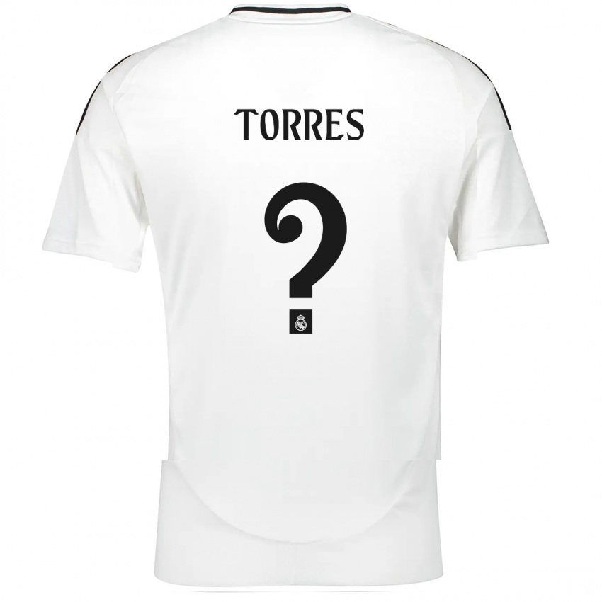 Kinder Roi Torres #0 Weiß Heimtrikot Trikot 2024/25 T-Shirt Österreich