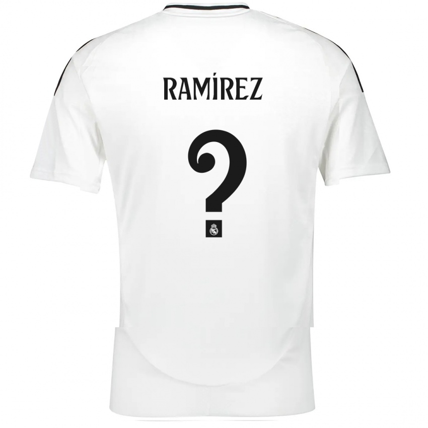 Kinder Izan Ramírez #0 Weiß Heimtrikot Trikot 2024/25 T-Shirt Österreich