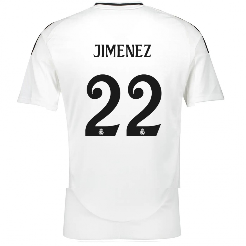 Kinder David Jimenez #22 Weiß Heimtrikot Trikot 2024/25 T-Shirt Österreich