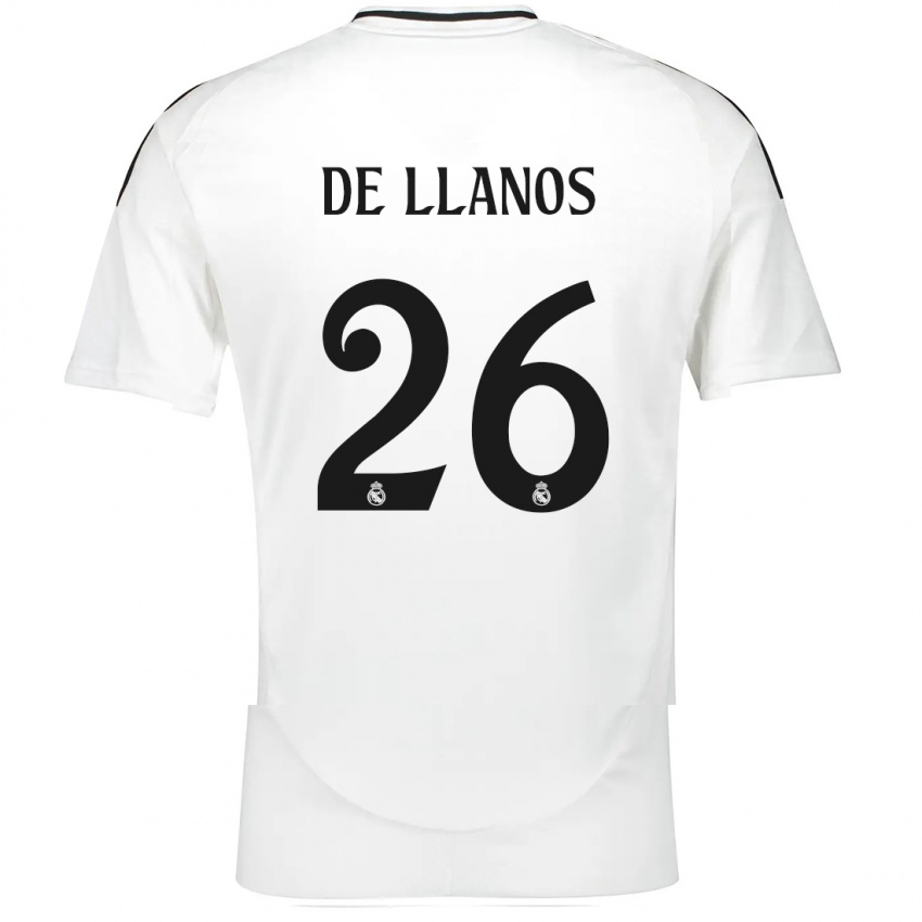 Kinder Hugo De Llanos #26 Weiß Heimtrikot Trikot 2024/25 T-Shirt Österreich