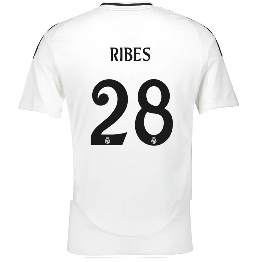 Kinder Kike Ribes #28 Weiß Heimtrikot Trikot 2024/25 T-Shirt Österreich