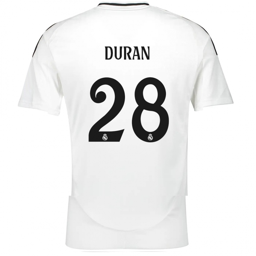 Kinder Pol Duran #28 Weiß Heimtrikot Trikot 2024/25 T-Shirt Österreich