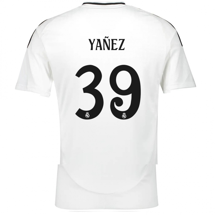 Kinder Daniel Yañez #39 Weiß Heimtrikot Trikot 2024/25 T-Shirt Österreich